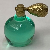 F4626 Perfume Atomiser-Green - Victorian Dollhouses and Miniatures