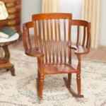Walnut Big Family Rocking Chair P6521