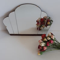 Dollhouse Miniature Art Deco Mirror KIT DIY Medium Size 1:12 Scale 3" x 2" 
